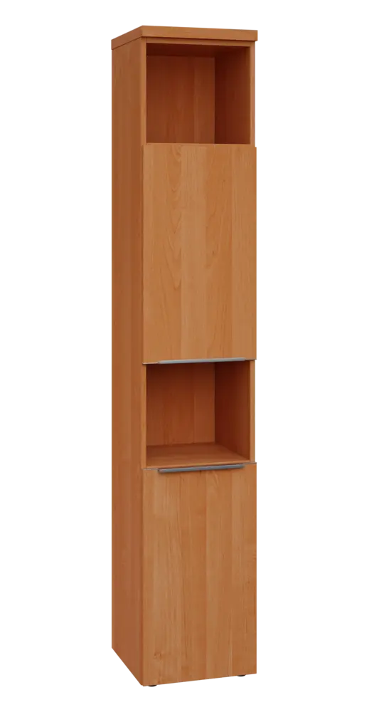 SIN 6 - 42DN2 kancelářská skříň, 2-dveřová/nika, pravá, 2170x400x400, olše jantar